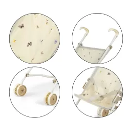 Wózek dla lalek Milly Mally Julia Nature – składany, lekki, 3+