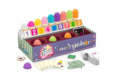 WOOPIE 46675 Lodziarnia XXL Sklep Nauka Liczenia 87 el