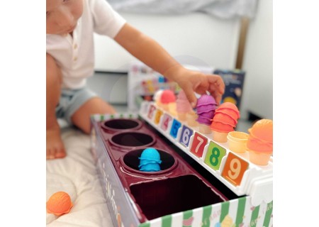 WOOPIE 46675 Lodziarnia XXL Sklep Nauka Liczenia 87 el