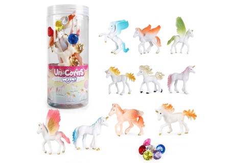 WOOPIE 47030 Zestaw figurek 16szt. Jednorożce