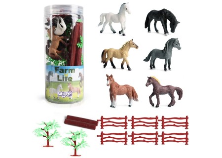 WOOPIE 47085 Zestaw figurek 16szt. Dzikie Zwierzęta