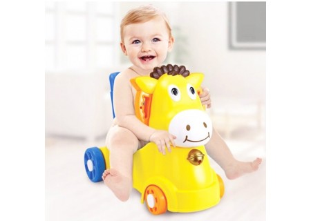 WOOPIE 47351 Chodzik jeździk nocnik 3w1 Osiołek