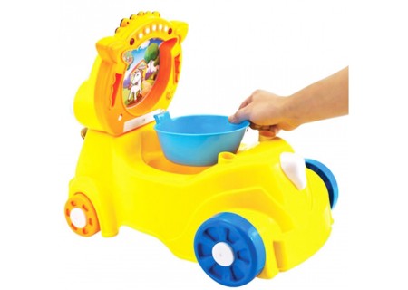 WOOPIE 47351 Chodzik jeździk nocnik 3w1 Osiołek