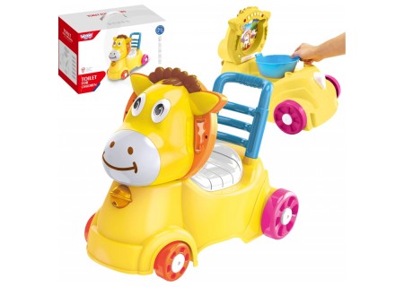 WOOPIE 47351 Chodzik jeździk nocnik 3w1 Osiołek