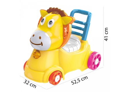 WOOPIE 47351 Chodzik jeździk nocnik 3w1 Osiołek