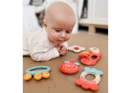 WOOPIE 47702 Zestaw gryzaków grzechotek sensorycznych