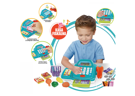 WOOPIE 48990 Kasa sklepowa z akcesoriami