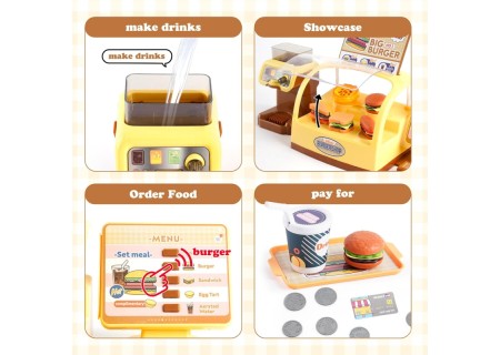 WOOPIE 49041 Sklep restauracja Fast Food ''BIG BURGER''