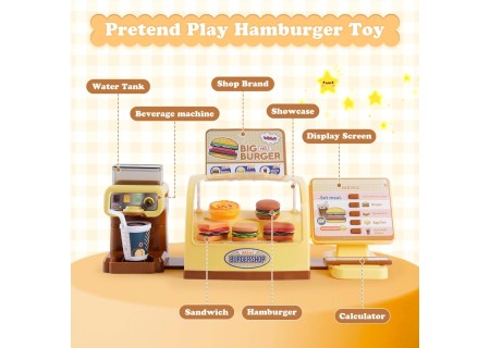 WOOPIE 49041 Sklep restauracja Fast Food ''BIG BURGER''