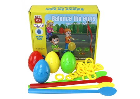 WOOPIE 49157 Gra Zręcznościowa Balansujące Jajka