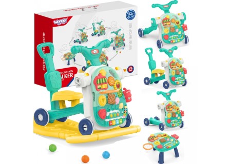 WOOPIE 49287 Chodzik 5w1 Multifunkcyjny niebieski