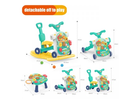 WOOPIE 49287 Chodzik 5w1 Multifunkcyjny niebieski