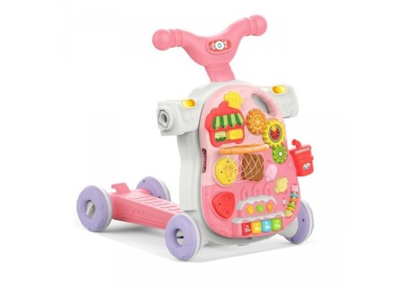 WOOPIE 49294 Chodzik 5w1 Multifunkcyjny różowy