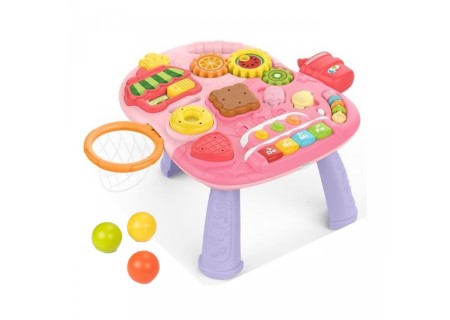 WOOPIE 49294 Chodzik 5w1 Multifunkcyjny różowy