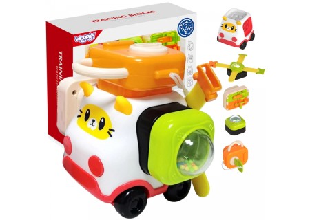 WOOPIE 49577 Samochód Kotek konstrukcyjny manipul