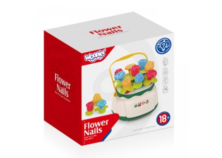 WOOPIE 49591 Koszyk kwiatów Sorter układanka edukacyjna