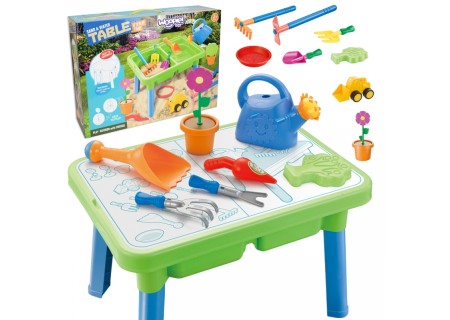 WOOPIE 49751 Stolik Wodny 2w1 Piaskownica 13 Akc.