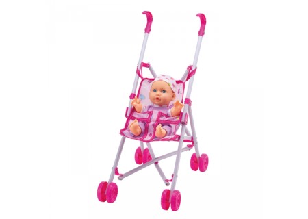 WOOPIE 50001 ROYAL Lalka Bobas z Wózkiem Opiekunka