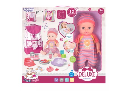 WOOPIE 50018 ROYAL Zestaw opiekunka lalka bobas z akcesoriami