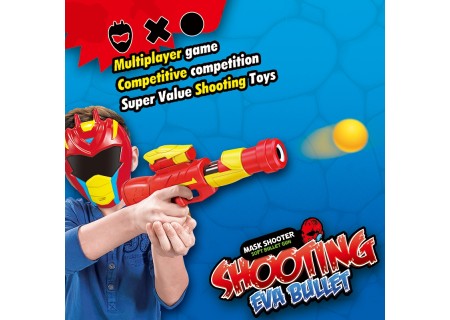 WOOPIE 50148 Pistolet na piankowe kulki + maska 11el.