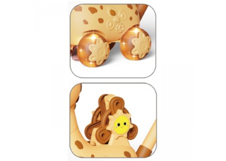 WOOPIE 50629 Pchacz Żyrafka 2w1 Bubble