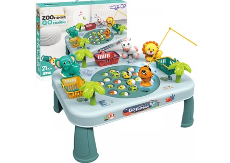 WOOPIE 507730 Łowienie Ryb Interaktywny stolik zielony