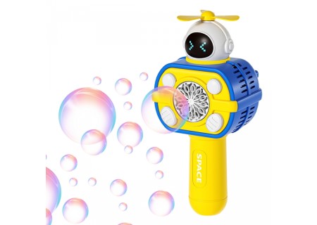 WOOPIE 51299 Maszyna Astronauta do Robienia Baniek Mydlanych Żółty