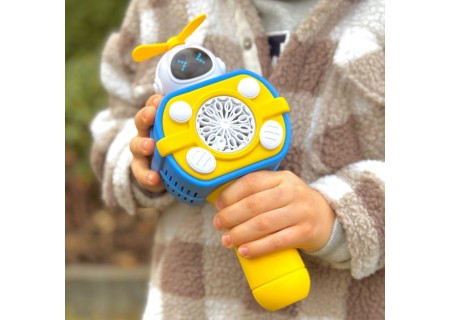 WOOPIE 51299 Maszyna Astronauta do Robienia Baniek Mydlanych Żółty