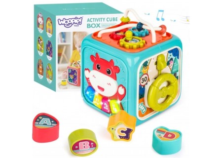 WOOPIE 51565 Kostka sensoryczna edukacyjna Montessori