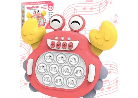 WOOPIE 52272 Gra Krab POP-it red