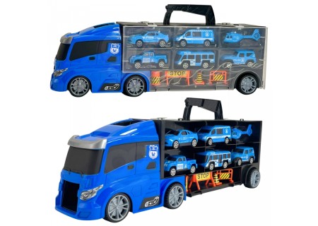 WOOPIE 52777 Ciężarówka transporter 2w1 niebieski