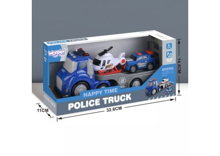 WOOPIE 53149 Niebieska laweta Policyjna City Truck