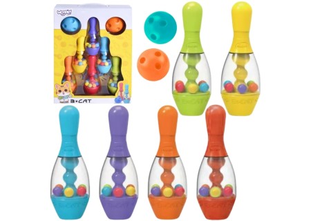 WOOPIE 53347 Kolorowe kręgle dla dzieci 8el.