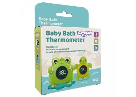 WOOPIE 53576 Termometr do Kąpieli 2w1 Mierzenia Temperatury Wody i Pomieszczenia Żółwik