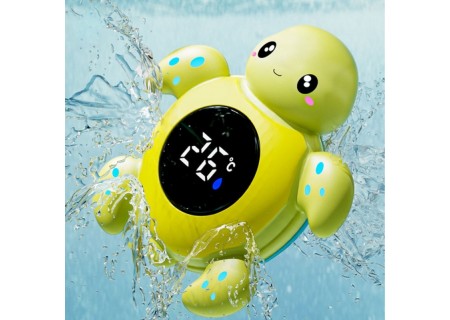 WOOPIE 53576 Termometr do Kąpieli 2w1 Mierzenia Temperatury Wody i Pomieszczenia Żółwik