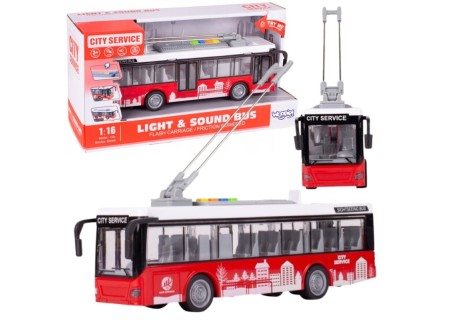 WOOPIE 53798 Autobus Trolejbus elektryczny 1:16