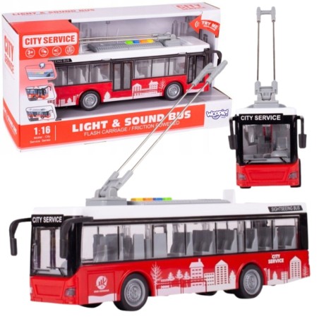 WOOPIE 53798 Autobus Trolejbus elektryczny 1:16