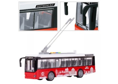 WOOPIE 53798 Autobus Trolejbus elektryczny 1:16