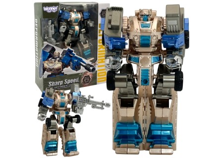 WOOPIE 53903 Robot Transformujący SHARP SPEED 2w1 Ciężarówka Bojowa