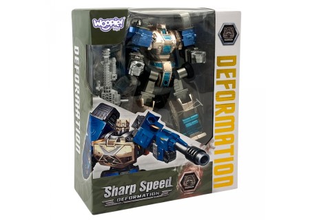 WOOPIE 53903 Robot Transformujący SHARP SPEED 2w1 Ciężarówka Bojowa