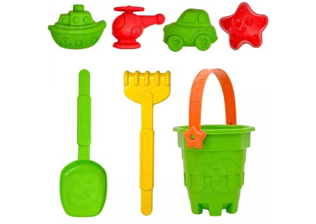 WOOPIE 54177 Taczka Ogrodowa Zestaw do Piasku 10 el.