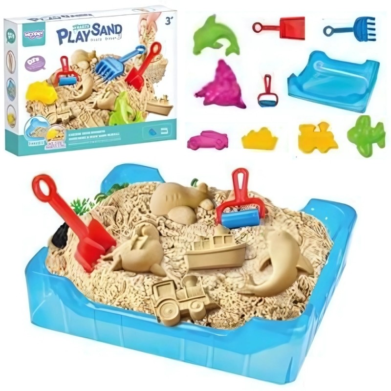 WOOPIE 548010 Stolik z piaskiem kinetycznym 0,5kg