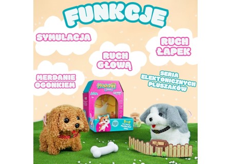 WOOPIE 55266 Piesek Interaktywny Pudel