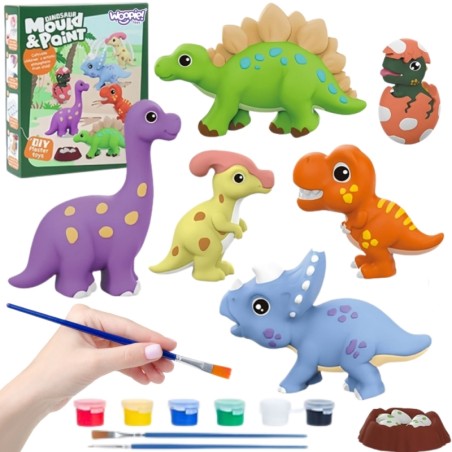 WOOPIE 55327 Figurki DIY Zestaw Dinozaury
