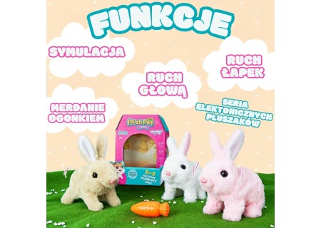 WOOPIE 55402 Króliczek Interaktywny Biały