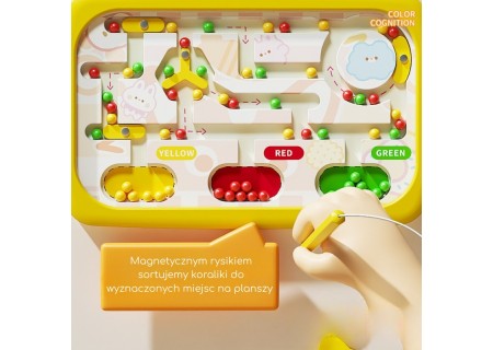 WOOPIE 55808 Tablica magnetyczna Labirynt Krab pomarańczowa