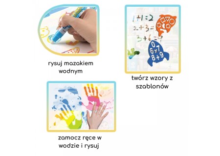 WOOPIE 56065 Mata wodna do malowania Dinozaury