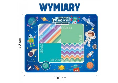 WOOPIE 56126 Mata wodna do malowania Kosmos