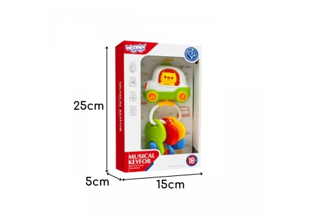 WOOPIE 56324 Muzyczne Breloczki Klucze Sensoryczne