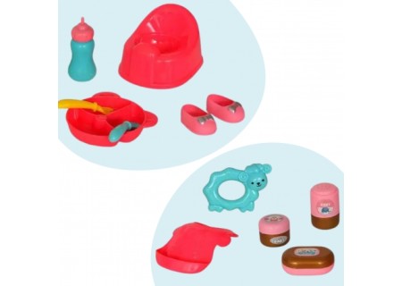 WOOPIE 56331 Zestaw Opiekunki z lalką 18w1